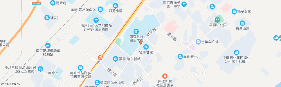 南京欣乐路毕洼路_公交站地图_南京公交_妙搜公交查询2024