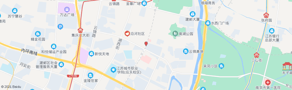 南京南湖路沿河村_公交站地图_南京公交_妙搜公交查询2024