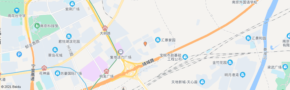 南京汇景路_公交站地图_南京公交_妙搜公交查询2024