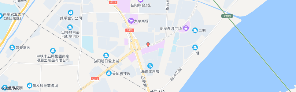 南京江山路桥北村_公交站地图_南京公交_妙搜公交查询2025