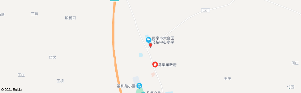 南京马集小学_公交站地图_南京公交_妙搜公交查询2024