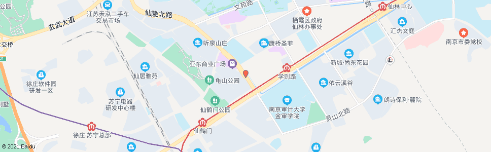 南京仙隐北路仙林大道_公交站地图_南京公交_妙搜公交查询2025