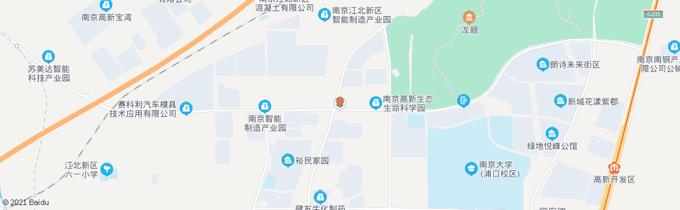 南京江北大道永新路_公交站地图_南京公交_妙搜公交查询2024