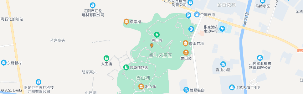 苏州香山风景区_公交站地图_苏州公交_妙搜公交查询2024