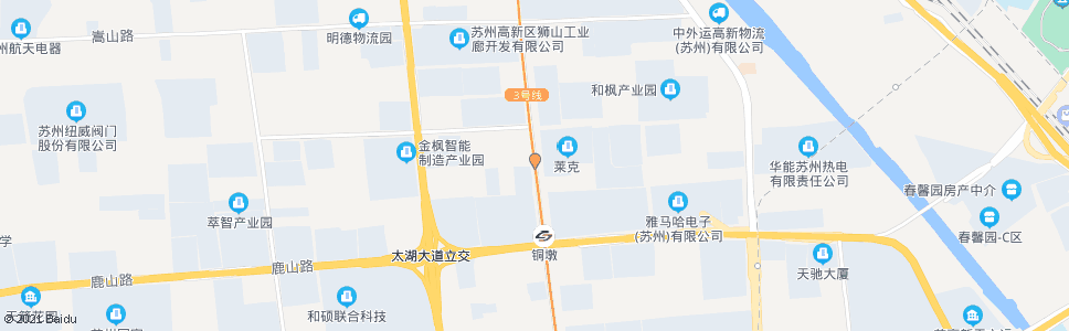 苏州珠江路泰山路南_公交站地图_苏州公交_妙搜公交查询2024