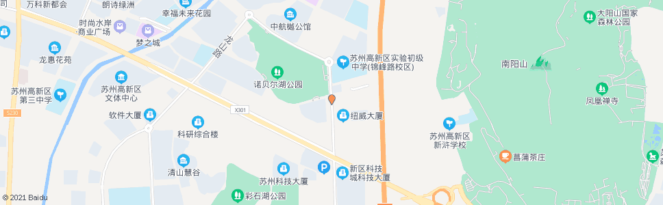 苏州锦峰路科研路南_公交站地图_苏州公交_妙搜公交查询2024