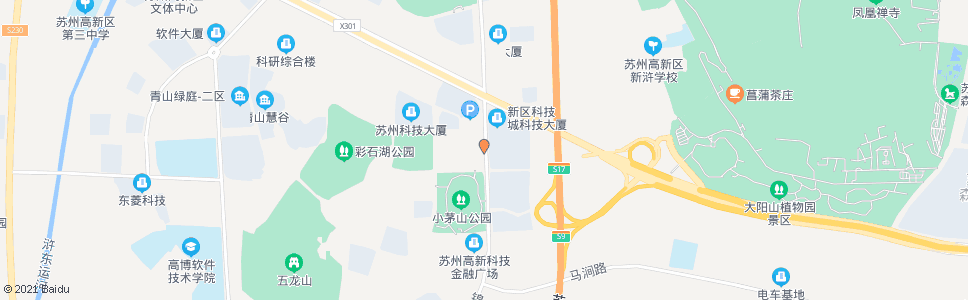 苏州锦峰路科普路南_公交站地图_苏州公交_妙搜公交查询2024