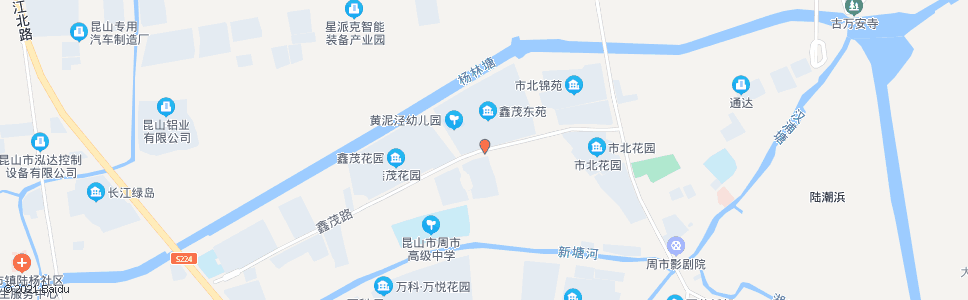 苏州长江路鑫茂路_公交站地图_苏州公交_妙搜公交查询2024