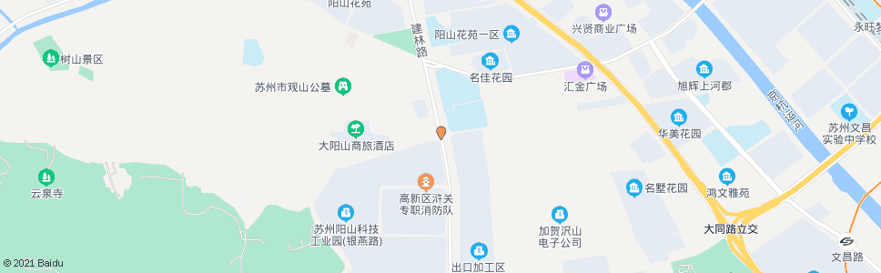 苏州建林路东金芝路北_公交站地图_苏州公交_妙搜公交查询2024