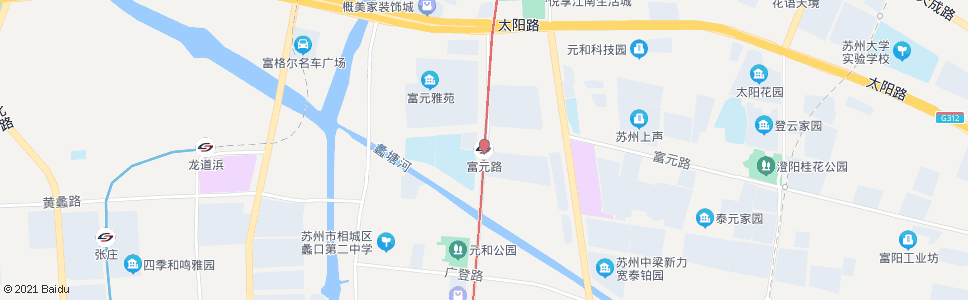 苏州富元路站_公交站地图_苏州公交_妙搜公交查询2024