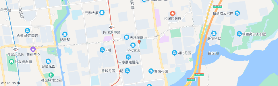 苏州陆慕实验小学_公交站地图_苏州公交_妙搜公交查询2024