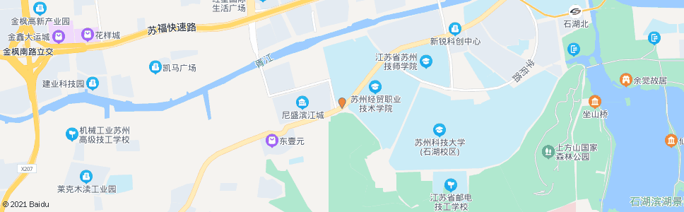 苏州经贸学院产教园_公交站地图_苏州公交_妙搜公交查询2024