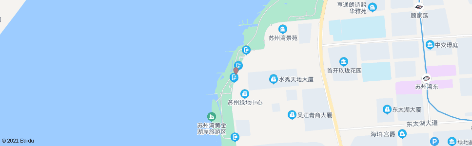 苏州苏州湾美食新天地_公交站地图_苏州公交_妙搜公交查询2024