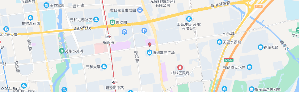 苏州大润发相城店西_公交站地图_苏州公交_妙搜公交查询2024