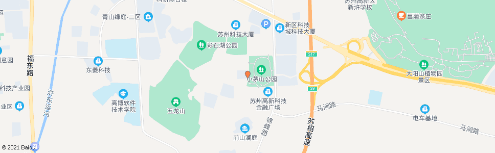 苏州景润路科明路南_公交站地图_苏州公交_妙搜公交查询2024