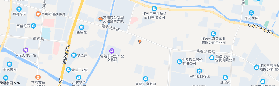 苏州东南食品城(富春江路)_公交站地图_苏州公交_妙搜公交查询2024