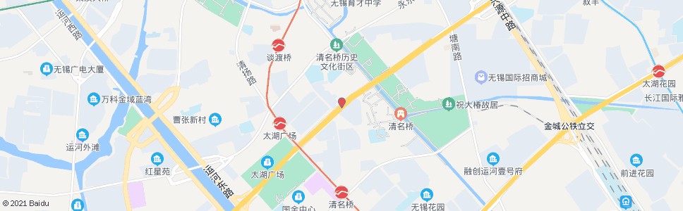无锡通扬路(太湖大道)_公交站地图_无锡公交_妙搜公交查询2024