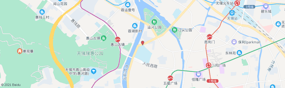 无锡五里新村_公交站地图_无锡公交_妙搜公交查询2024