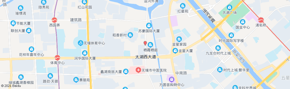 无锡稻香新村(湖滨路)_公交站地图_无锡公交_妙搜公交查询2024