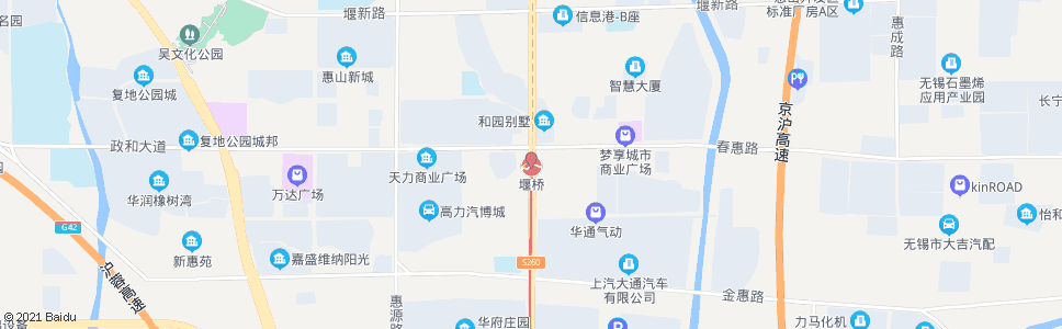 无锡政和大道(惠山大道)_公交站地图_无锡公交_妙搜公交查询2024