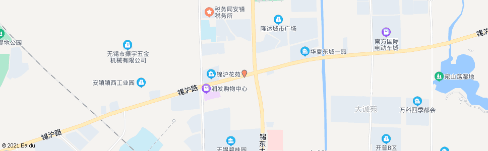 无锡锡沪路(锡东大道)_公交站地图_无锡公交_妙搜公交查询2024