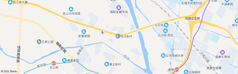 无锡双河新村_公交站地图_无锡公交_妙搜公交查询2024