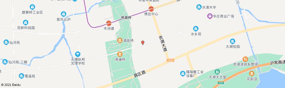 无锡清舒道(清源路)_公交站地图_无锡公交_妙搜公交查询2024