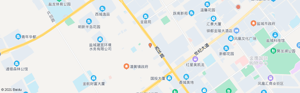 盐城鹿鸣路西环路口_公交站地图_盐城公交_妙搜公交查询2024