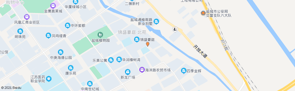 盐城康居路海阔路口_公交站地图_盐城公交_妙搜公交查询2025