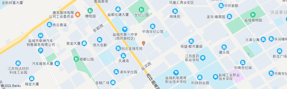 盐城裕新村_公交站地图_盐城公交_妙搜公交查询2025