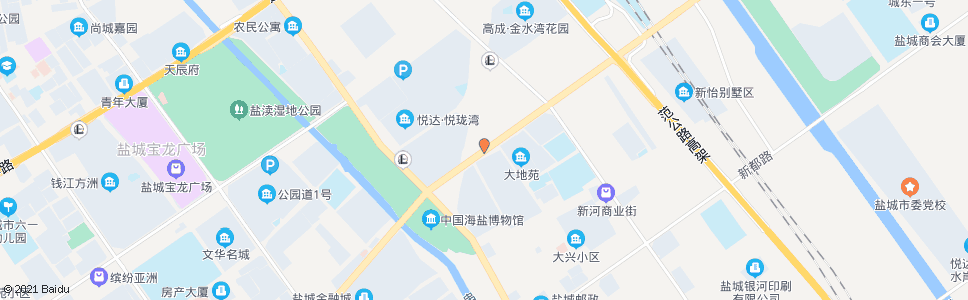 盐城世纪大道兴业路口_公交站地图_盐城公交_妙搜公交查询2025