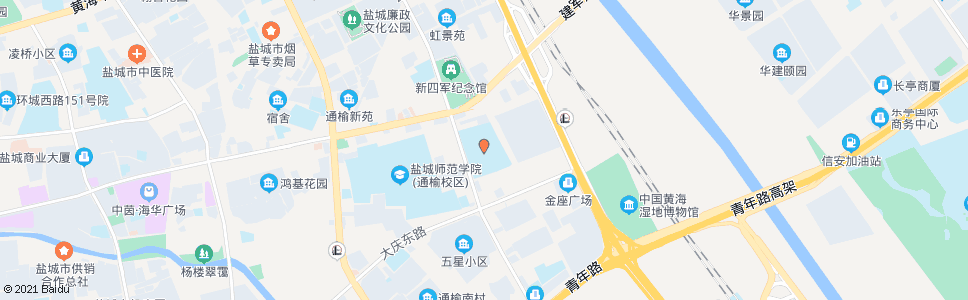 盐城技师学院_公交站地图_盐城公交_妙搜公交查询2024