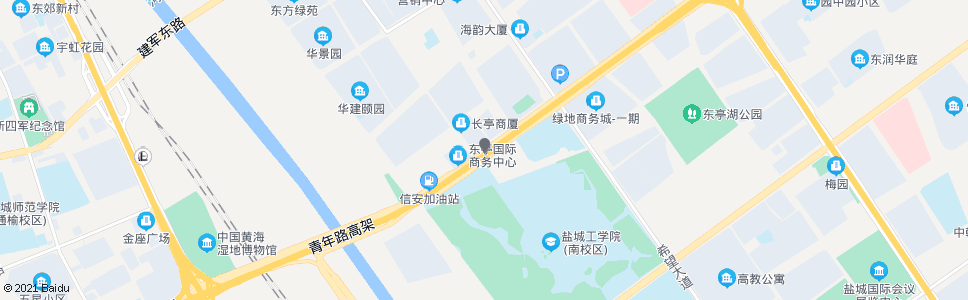 盐城盐城工学院(北)_公交站地图_盐城公交_妙搜公交查询2024