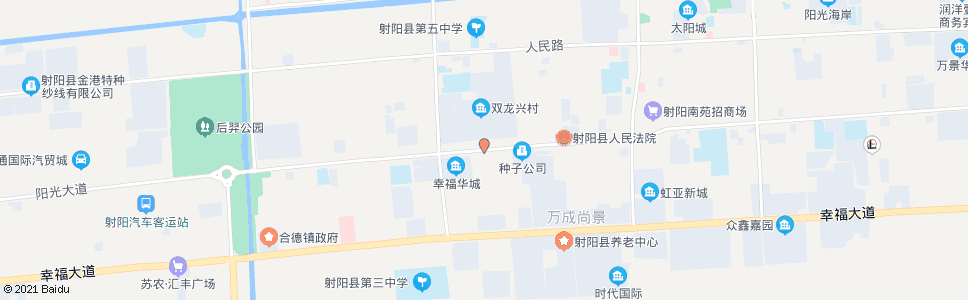 盐城县人才中心(双龙兴村南门)_公交站地图_盐城公交_妙搜公交查询2024