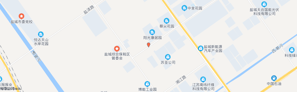 盐城赣江路泰山路口_公交站地图_盐城公交_妙搜公交查询2025