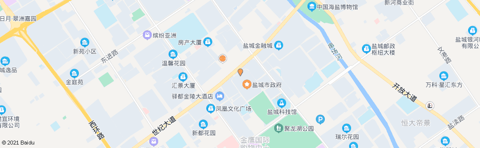 盐城县人民医院(南院)_公交站地图_盐城公交_妙搜公交查询2025