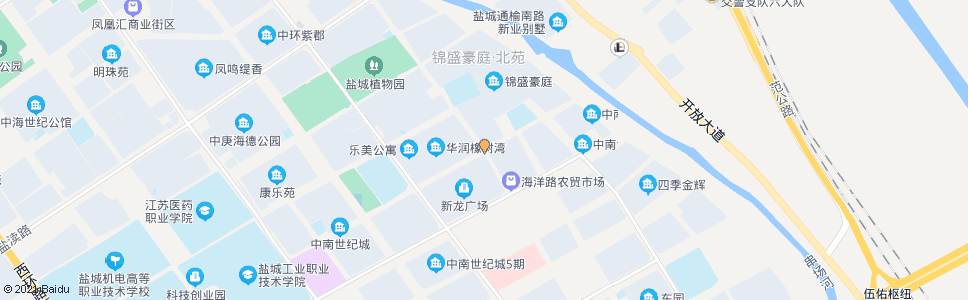 盐城纬十路戴庄路口_公交站地图_盐城公交_妙搜公交查询2024