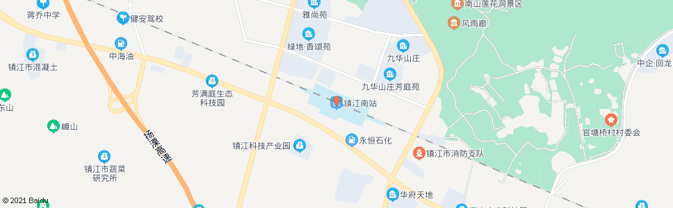 镇江兴园路南站_公交站地图_镇江公交_妙搜公交查询2024