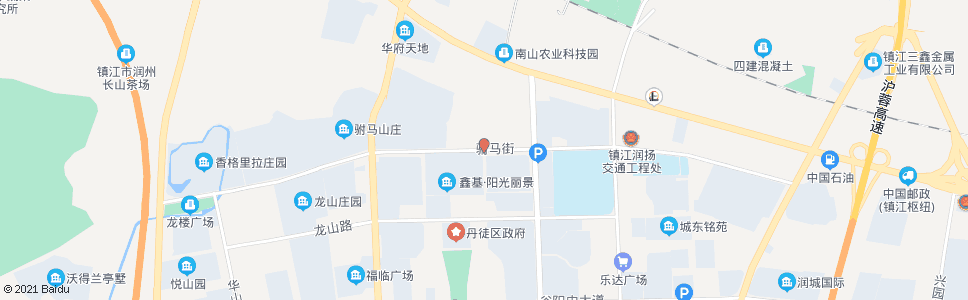 镇江驸马庄_公交站地图_镇江公交_妙搜公交查询2025