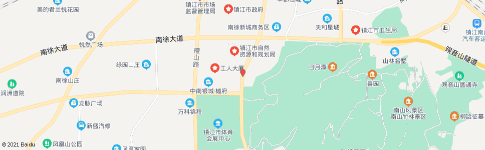 镇江江苏科大南校区西门_公交站地图_镇江公交_妙搜公交查询2025