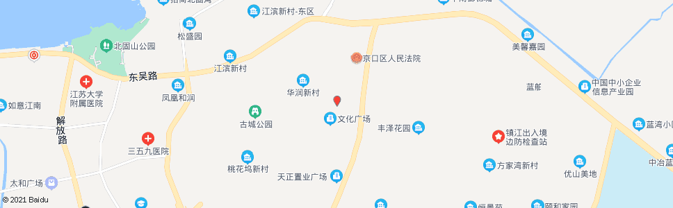 镇江松盛花苑(建设学校)_公交站地图_镇江公交_妙搜公交查询2025