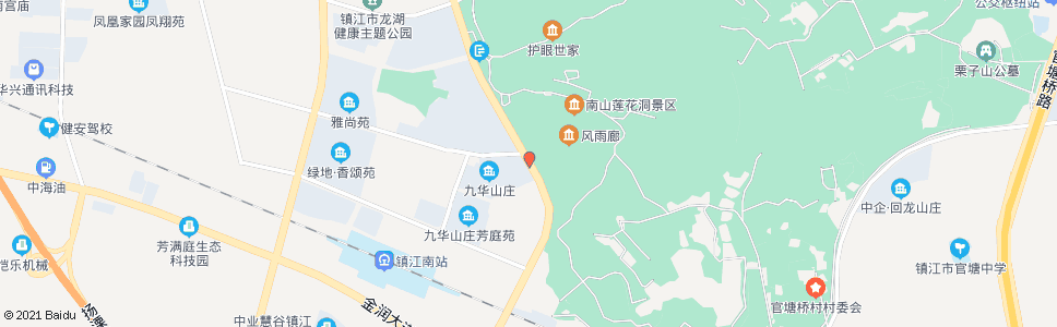 镇江白龙山南路_公交站地图_镇江公交_妙搜公交查询2024