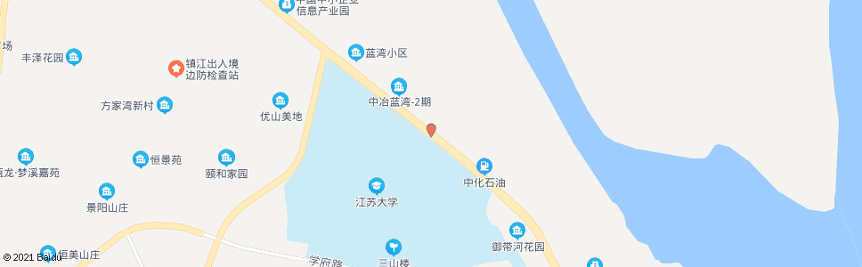 镇江王家湾_公交站地图_镇江公交_妙搜公交查询2025