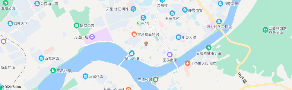 上饶白鸥园_公交站地图_上饶公交_妙搜公交查询2024