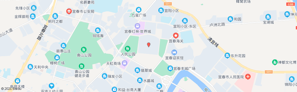 宜春新市政府_公交站地图_宜春公交_妙搜公交查询2024