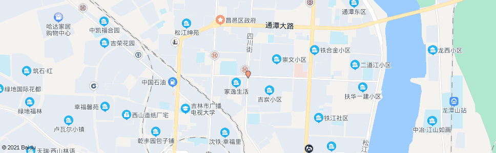 吉林通江路(四川街)_公交站地图_吉林公交_妙搜公交查询2024