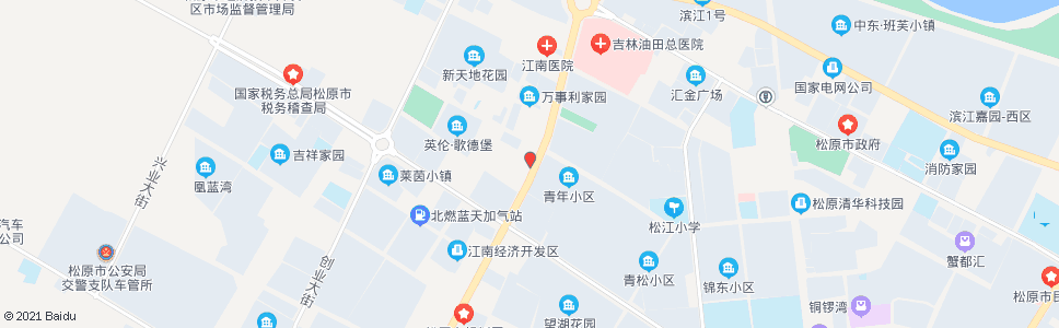 松原市政工程管理处_公交站地图_松原公交_妙搜公交查询2024