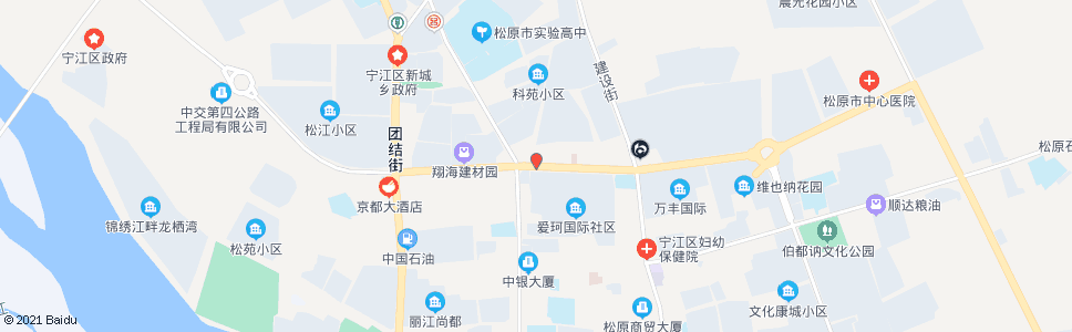 松原市中国银行_公交站地图_松原公交_妙搜公交查询2024