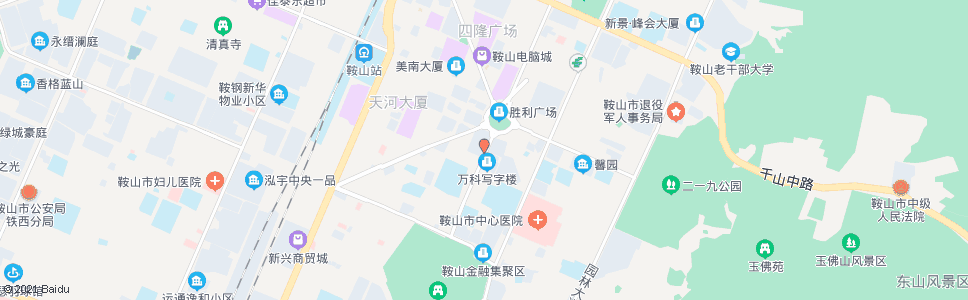 鞍山西关小学_公交站地图_鞍山公交_妙搜公交查询2024