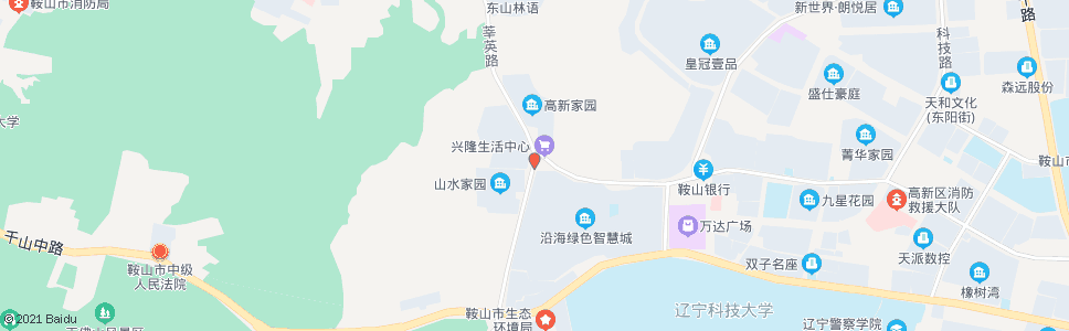 鞍山汇芳园_公交站地图_鞍山公交_妙搜公交查询2025